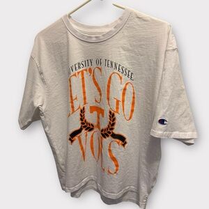 Champion University of Tennessee Cropped T-Shirt, Large
